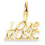 14k Gold I Love Music Charm hide-image