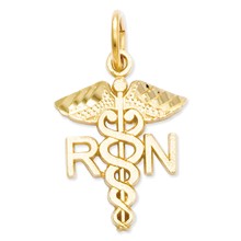 14k Gold Nurse Charm hide-image
