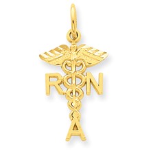 14k Gold R.N. Association Charm hide-image