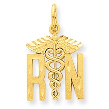 14k Gold Nurse Charm hide-image