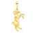 Aries Zodiac Charm in 14k Gold