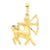 Sagittarius Zodiac Charm in 14k Gold