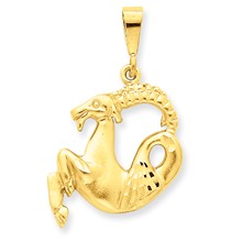 14k Gold Capricorn Zodiac Charm hide-image
