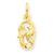 14k Gold Pisces Zodiac Charm hide-image