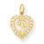 14k Gold Initial P Charm hide-image