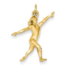 14k Gold Gymnast Charm hide-image