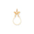 Butterfly Holder Charm in 14k Gold