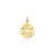 Solid Polished Star of David Charm in 14k Gold