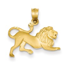 14k Gold Lion Charm hide-image