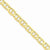 14K Yellow Gold Concave Anchor Chain