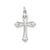 Passion Cross Charm in 14k White Gold