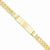14K Yellow Gold Curb Id Bracelet