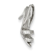 14k White Gold Solid 3-Dimensional High Heel Charm hide-image