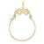 14k Gold Polished Butterflies Charm hide-image