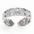 14k White Gold Fancy Toe Ring