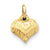 14k Gold Diamond-cut Puffed Heart Charm hide-image