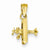 14k Gold Airplane Pendant, Pendants for Necklace