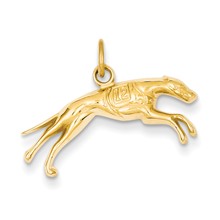 14k Gold Greyhound Charm hide-image