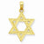 14k Gold Star of David pendant, Alluring Pendants for Necklace