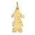 14k Gold Girl Charm hide-image