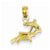 14k Gold 3-D Lounge Beach Chair Pendant, Pendants for Necklace