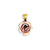 Rose Charm in 14k Two-tone Gold