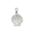 Shell Charm in 14k White Gold