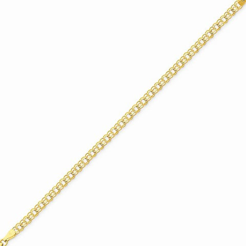 14K Yellow Gold Double Link Charm