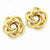 14k Yellow Gold Love Knot Earrings