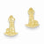 14k Yellow Gold Lighthouse Earrings