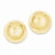 14k Yellow Gold Polished Half Ball Post Earrings