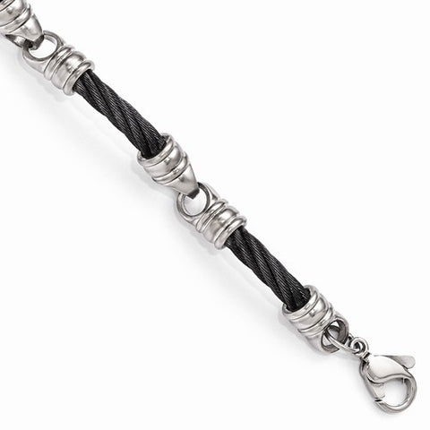 Titanium Cable Link Bracelet