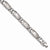 Titanium Facet Edge Diamond Brushed & Polished Link Bracelet