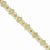 14K Yellow Gold Rhodium Diamond-Cut Fancy Bracelet