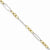 14K White and Yellow Gold Oval Design Bracelet