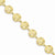 14K Yellow Gold Sand Dollar Bracelet