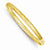 14K Yellow Gold Florentine Engraved Hinged Bangle Bracelet