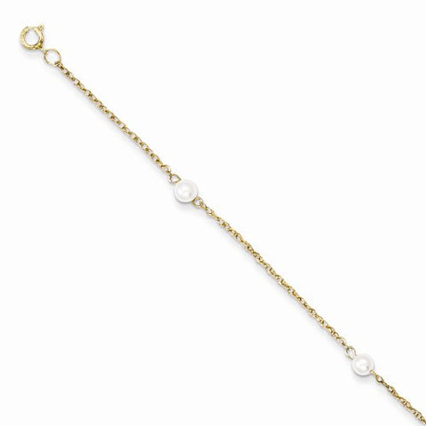 14K Yellow Gold Madi K Freshwater Cultured Pearl Bracelet