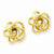 14k Yellow Gold Love Knot Earrings