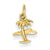 14k Gold Island & Palm Tree Charm hide-image