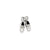 Baby Shoes Charm in 14k White Gold
