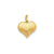 Puffed Heart Charm in 14k Gold