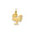 Rooster Charm in 14k Gold
