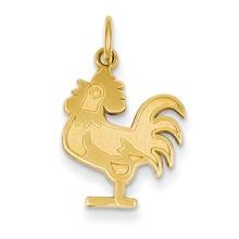 14k Gold Rooster Charm hide-image