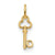 14k Gold D Key Charm hide-image