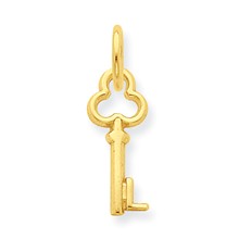 14k Gold L Key Charm hide-image