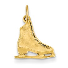 14k Gold Figure Skate Charm hide-image