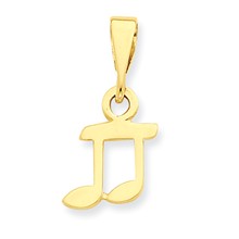 14k Gold Whole Note Charm hide-image