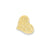I Love You Heart Charm in 14k Gold