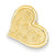 14k Gold I Love You Heart Charm hide-image